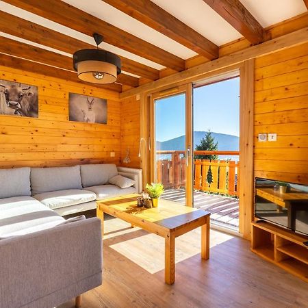 Chalet Les Tilleuls - Jolie Vue Montagne Et Lac เลส์ อองเจลส์ ภายนอก รูปภาพ