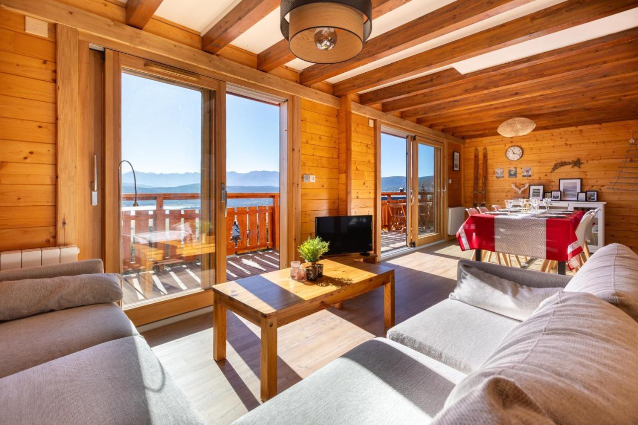 Chalet Les Tilleuls - Jolie Vue Montagne Et Lac เลส์ อองเจลส์ ภายนอก รูปภาพ