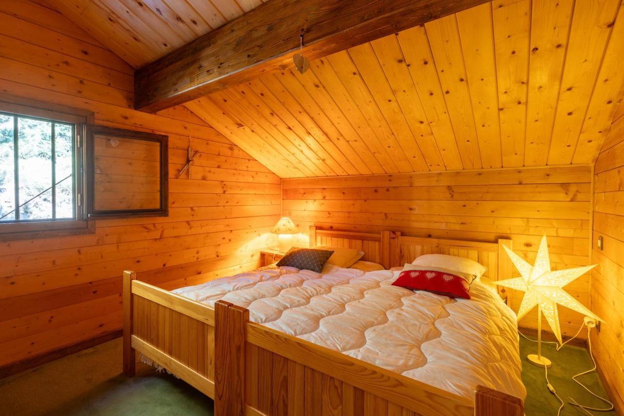 Chalet Les Tilleuls - Jolie Vue Montagne Et Lac เลส์ อองเจลส์ ภายนอก รูปภาพ